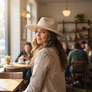 Free People x Mossant‎ NWT Trail Dusted Cowboy Hat